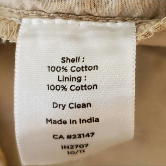 Talbots Taupe floral eyelet pencil skirt plus size 20W - Picture 7 of 7